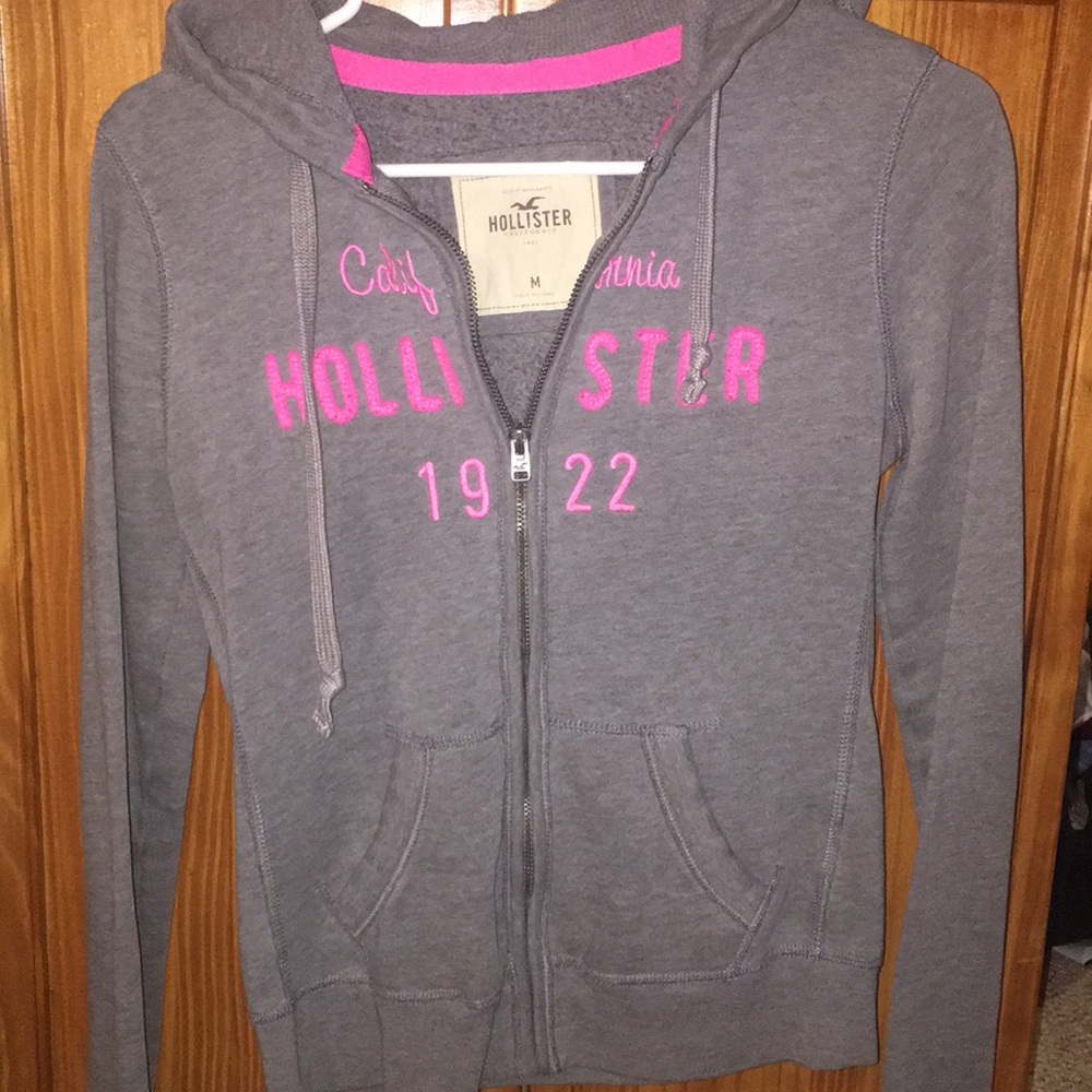 Hollister zip up sweater